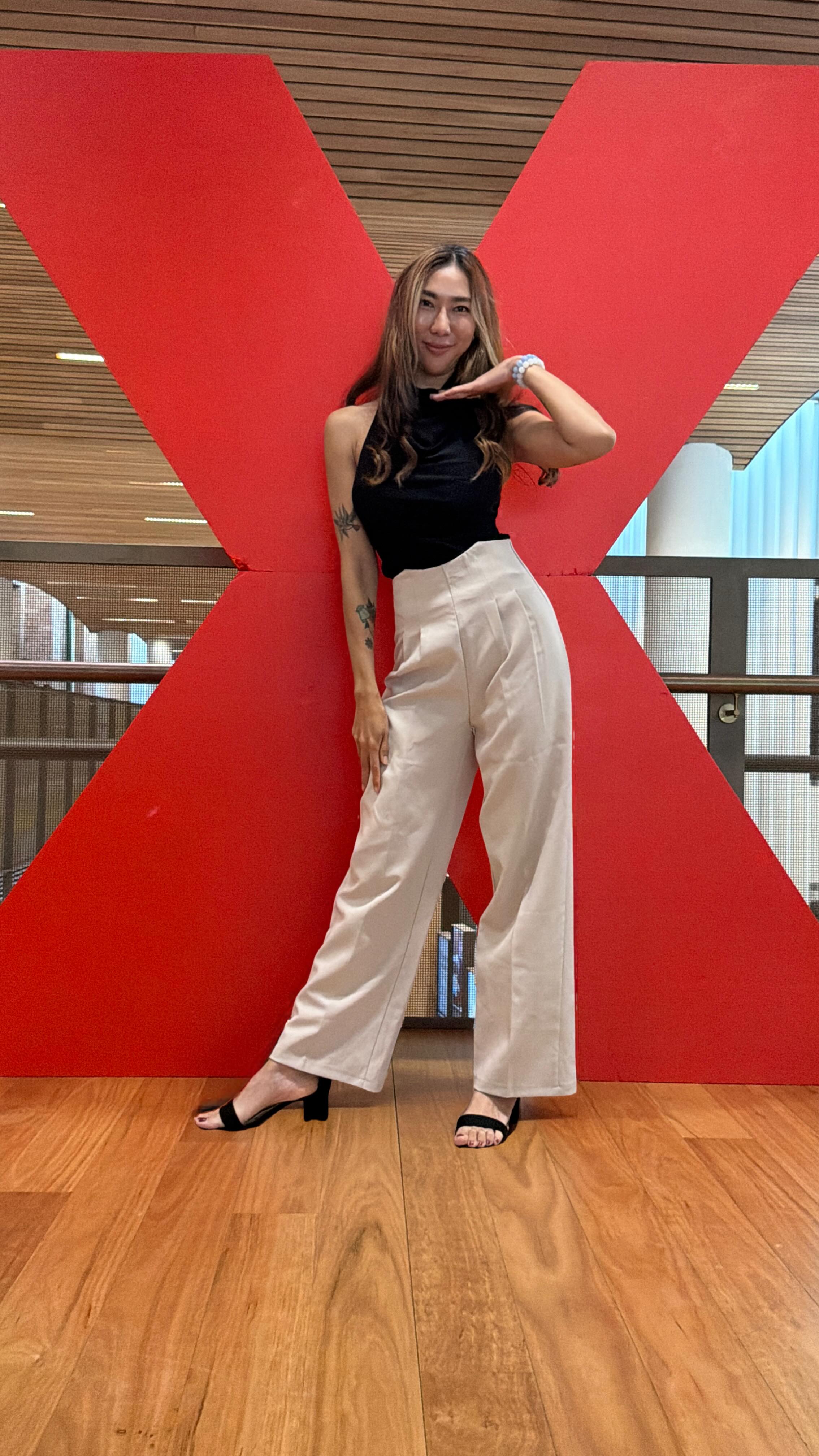 View, founder of Pick Me Up, at TEDx Brisbane